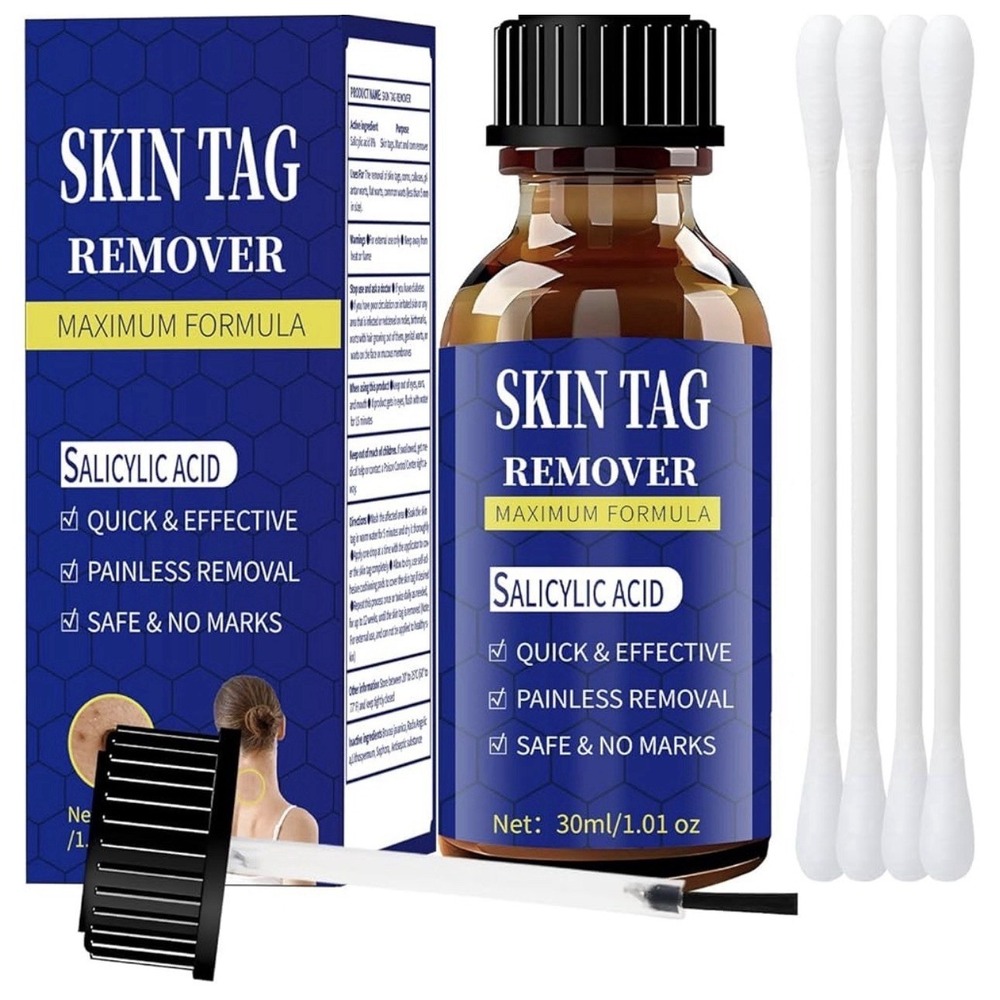 ZRIZL Advanced Skin Tag Remover Maximum Formula Salicylic Acid 8%30ml 1.01oz NEW
